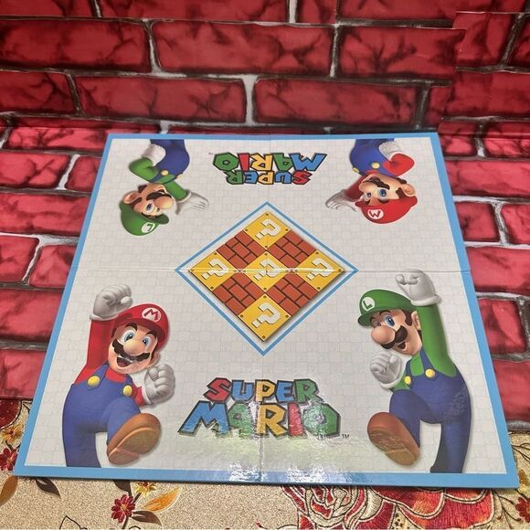 Nintendo Super Mario Checkers Tic Tac Toe Board Game - Picture 2 of 6